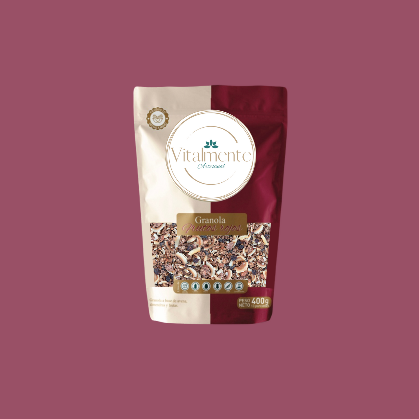 Granola Frutos rojos